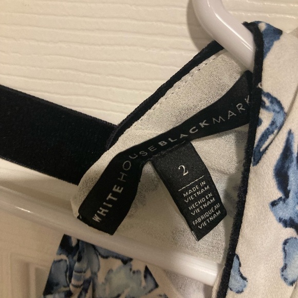 White House Black Market (WHBM) Women’s Blouse Top Sz. 2 - Picture 5 of 9